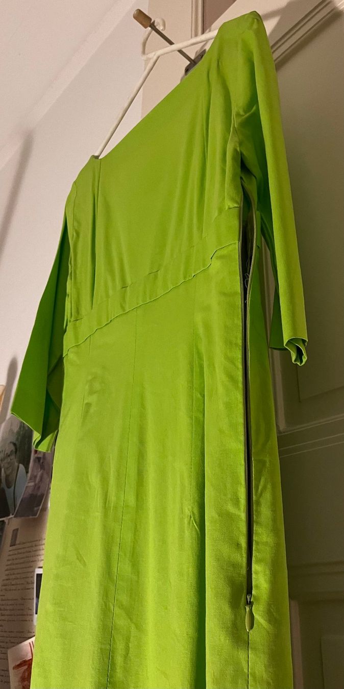 Vestiti: Robe 100 % coton - vert pomme - Taille M – Usato da Genève venduto da Donnet2 5