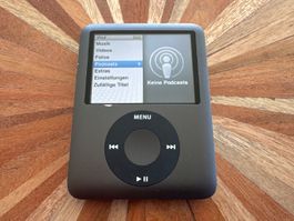 Neuer Akku! iPod Nano 3 8GB Space Grey mit Zubehör