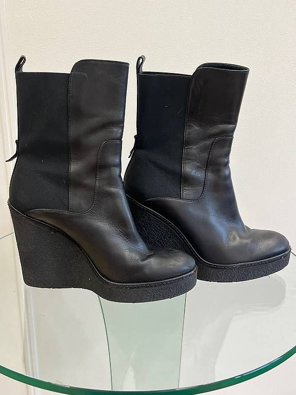 Moncler Scarpe da donna: Bottines en cuir Moncler taille 38 – Usato da Les Acacias venduto da kim_2dxt 2