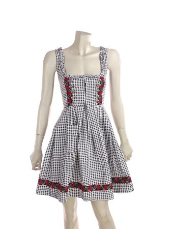 Trachtenkleid / Dirndl – Gr. 32 (XS) – inkl. Schürze