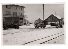 Echtfoto d. Stadtpolizei Zürich, Garage Triemli, Unfall 1937