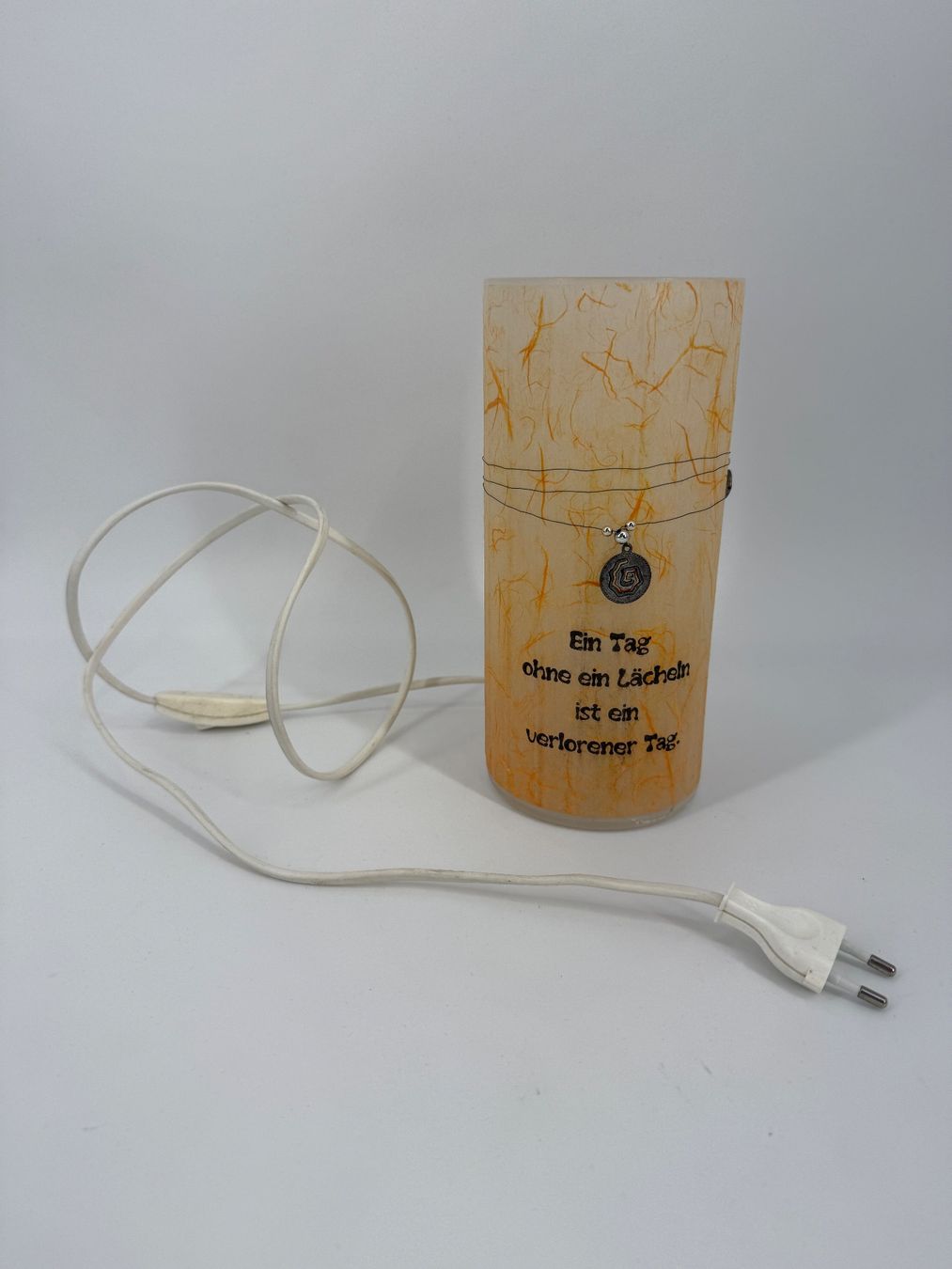 Ikea Lampen: Ikea Lampe mit Spruch, Windlicht, Tischlampe, – Gebraucht aus Auenstein von moin.