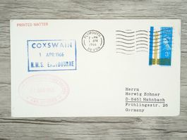 TR77 Enveloppe + Timbre England 1966