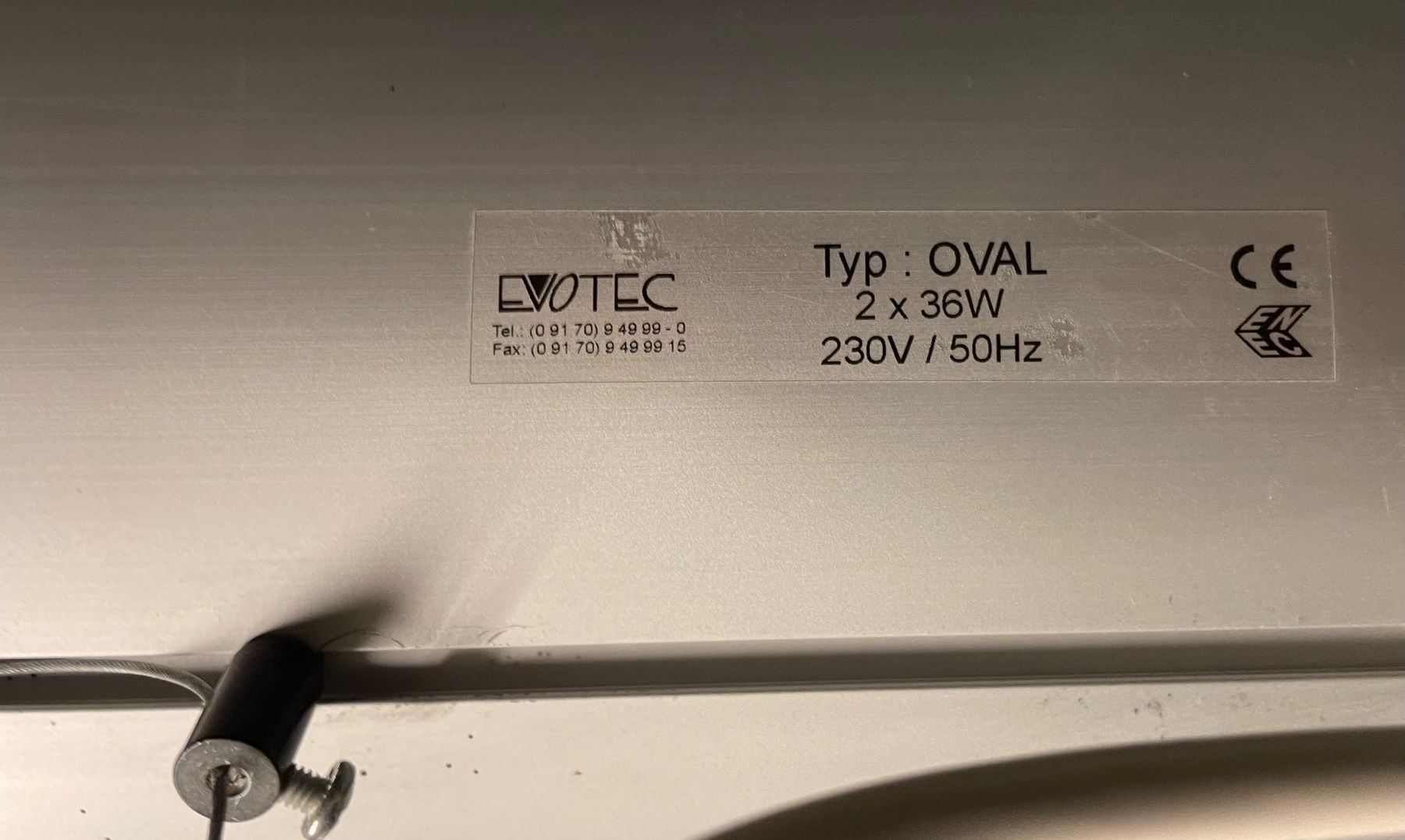 Lampade: Arbeitsleuchte Evotec Oval (2 x 36W) – Usato da Worb venduto da tmc25441 3