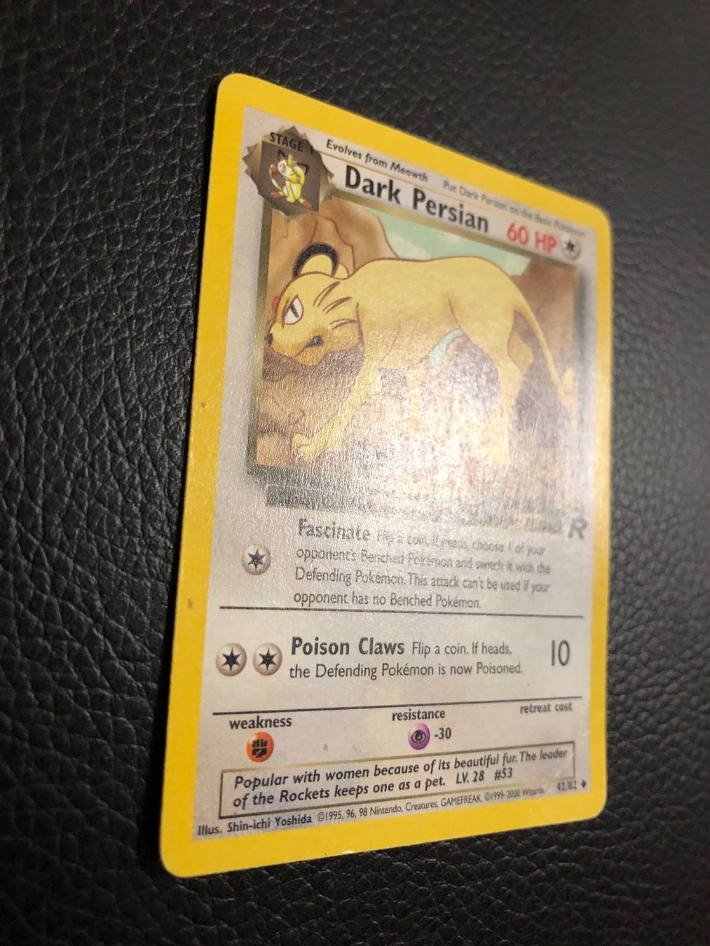 Pokémon Sammelbilder & Trading cards: Team Rocket Dark Persian 42/82 Ab 1 – Gebraucht aus Paradiso von Pkmn10 2