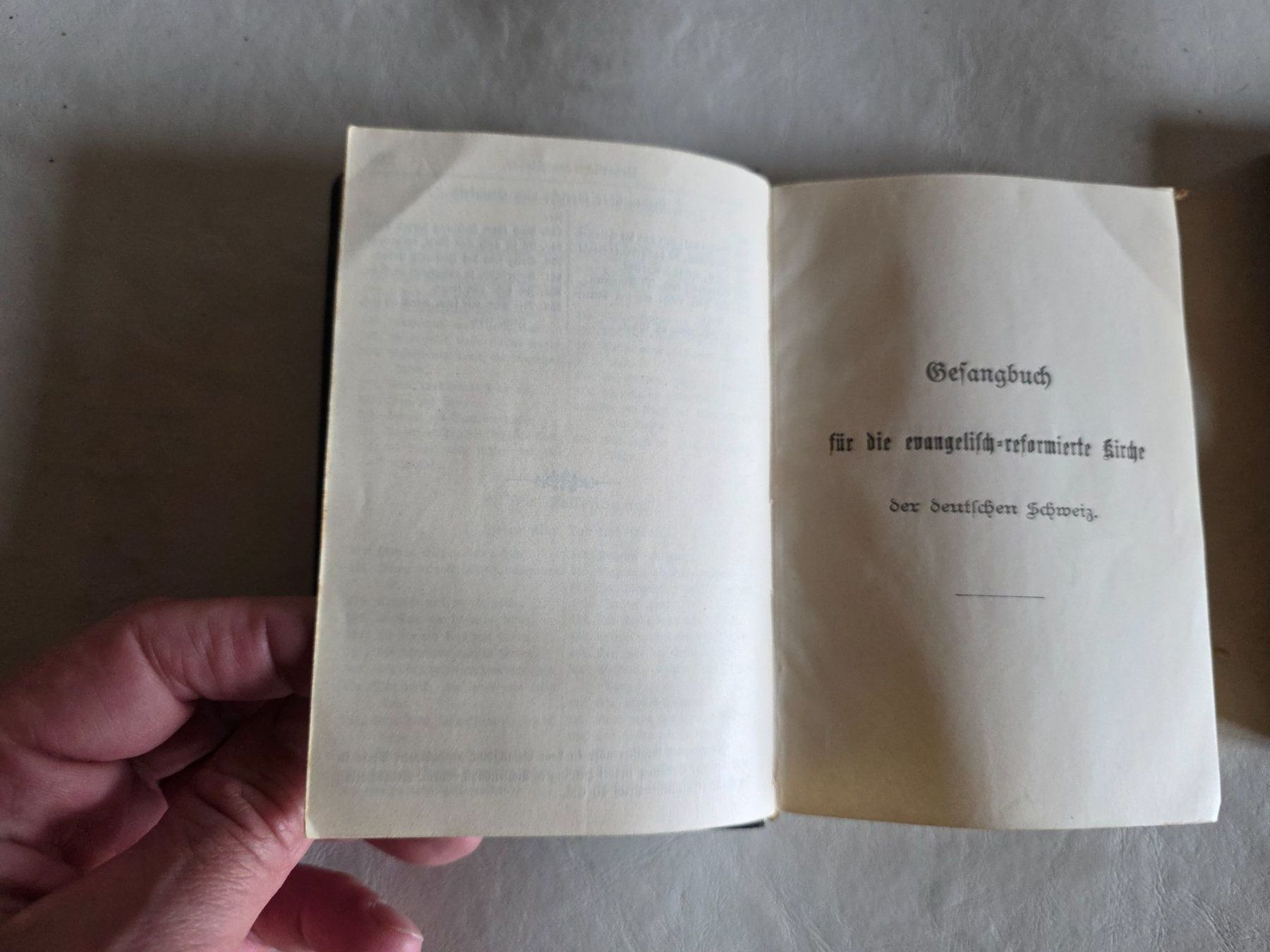 Libri: Gesangbuch Evangelisch-reformierte Kirche Basel 1910 – Usato da Walterswil BE venduto da Lonitti 2