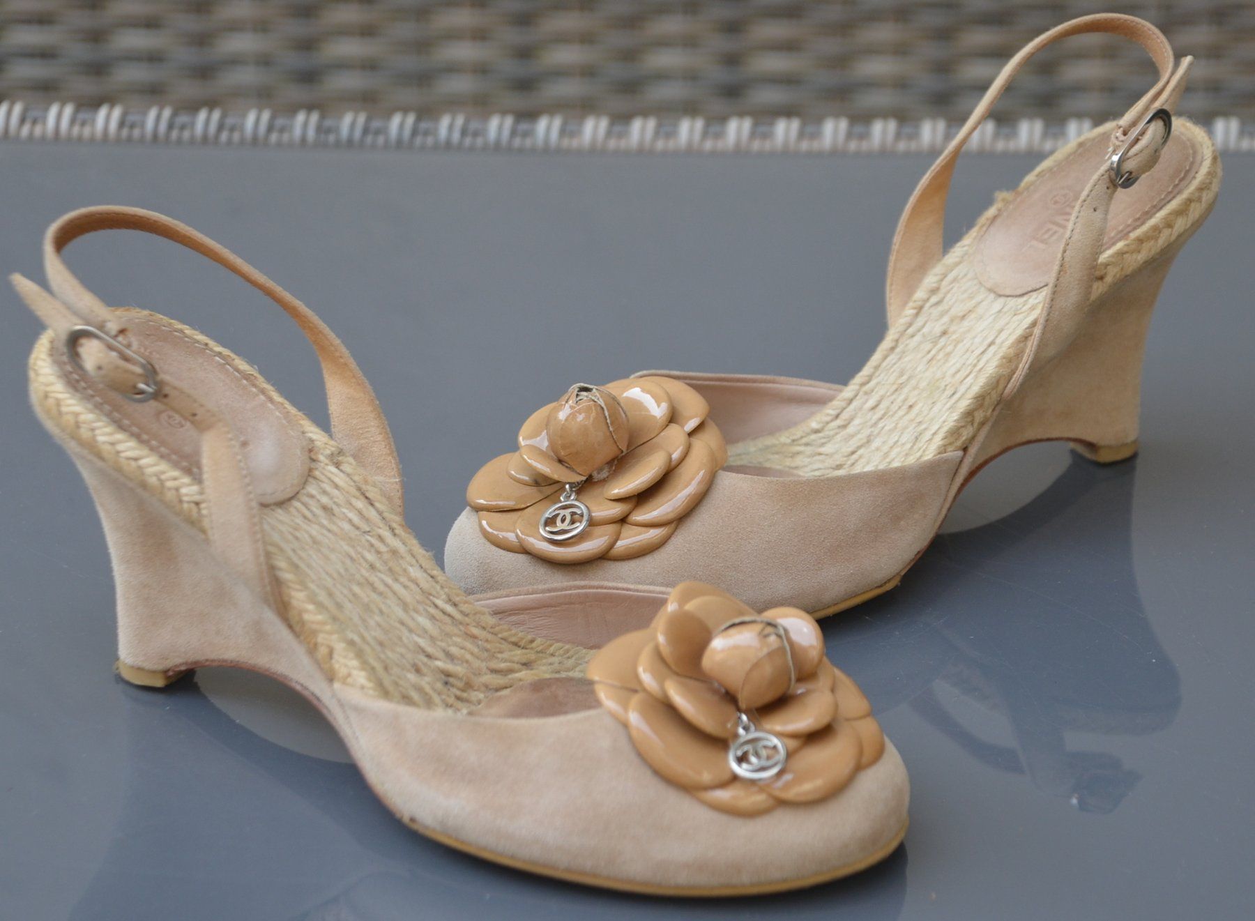 Chanel Damenschuhe: Sandalen Chanel sandales .38 – Gebraucht aus Collonges von Auganien 4