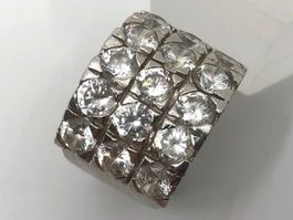 Ring Silber 925 mit vielen Steinen