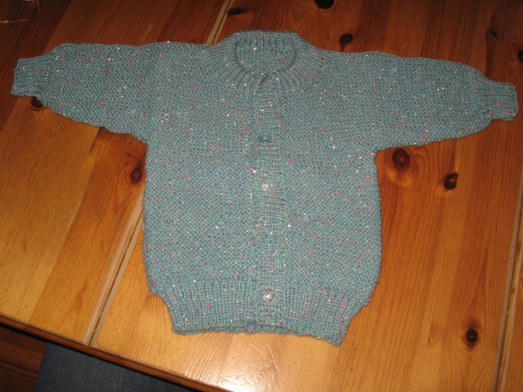 Giacche & Cappotti: Kinderjäckchen selbstgestrickt Gr. 68/74 – Nuovo (secondo la descrizione) da Kaltbrunn venduto da Cindy99 1