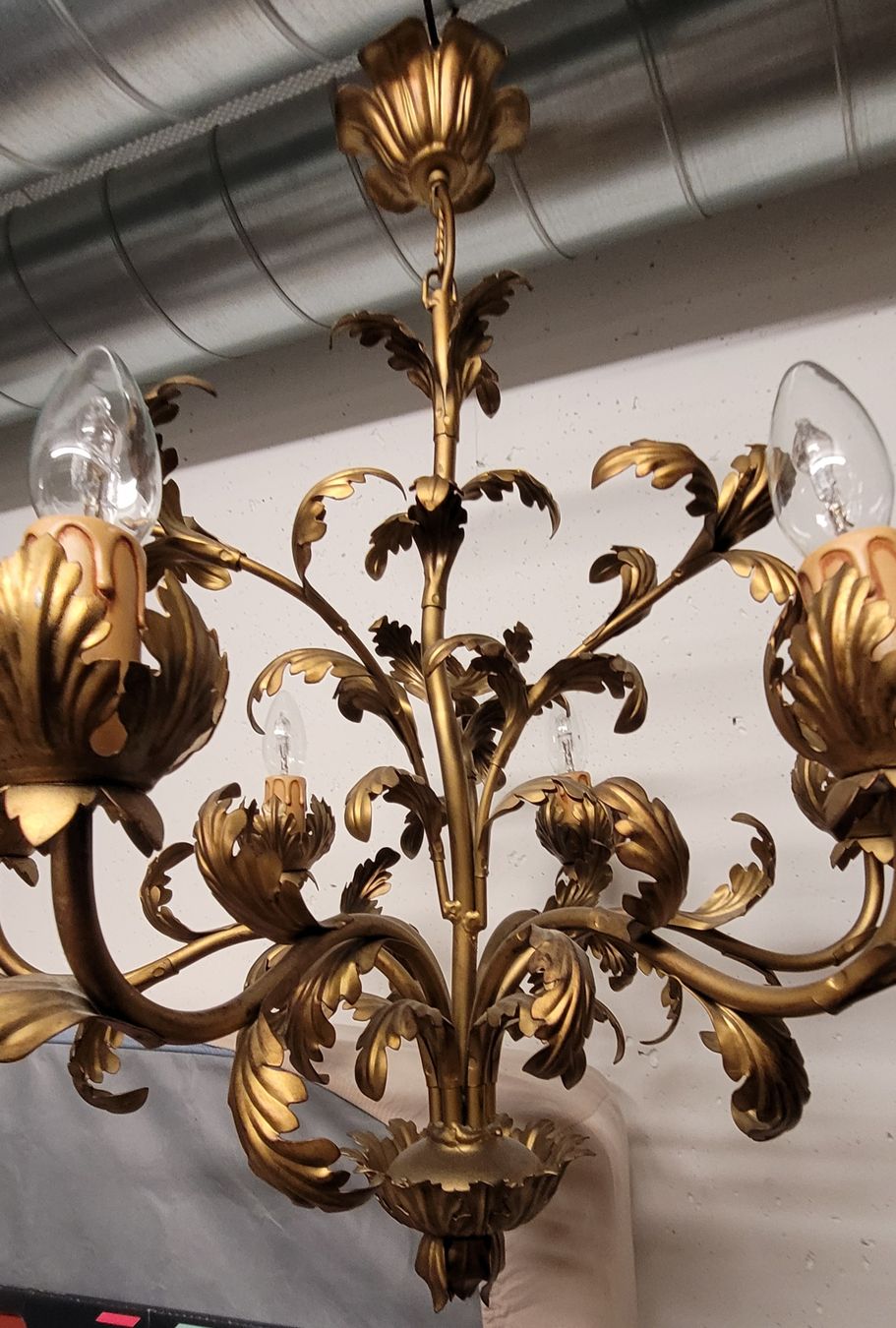 Lampadari & plafoniere: Vintage Deckenlampe Messing Antik – Usato da Glattfelden venduto da Tschutsch0 1