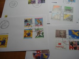 Moderne FDC Schweiz 2001, 16 Belege