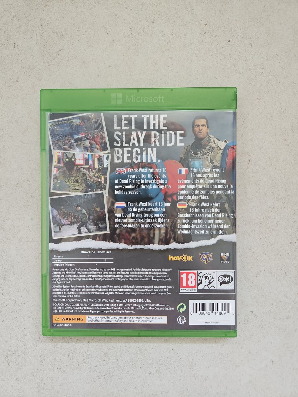 Jeux: Dead Rising 4 – Défectueux à Buchs SG par S1879G 1
