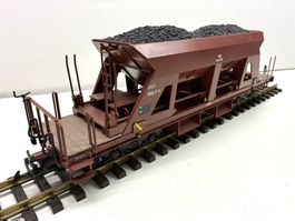 LGB= schöner RhB Fad 8705 Kohlewagen - Rhätische Bahn