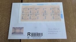2015 FDC Kleinbogen 6 x Vollstempel Biennale Venedig