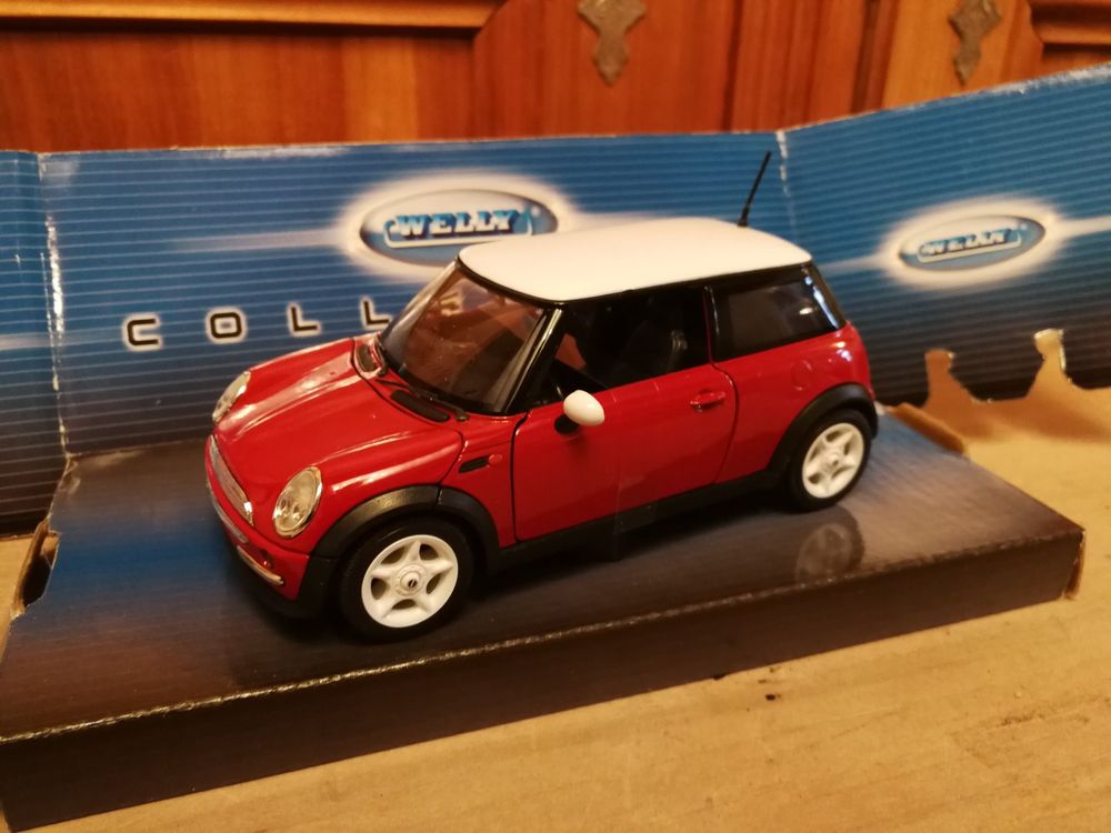 Modellauto Mini Cooper, Welly Collection 1:24 (Neu und originalverpackt ...
