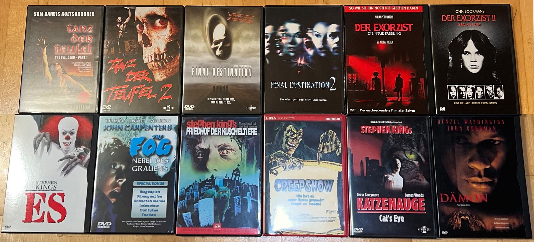 Tutti i DVDs: Horror Evil Collection [12 DVDs] – Usato da Unterengstringen venduto da NOISE