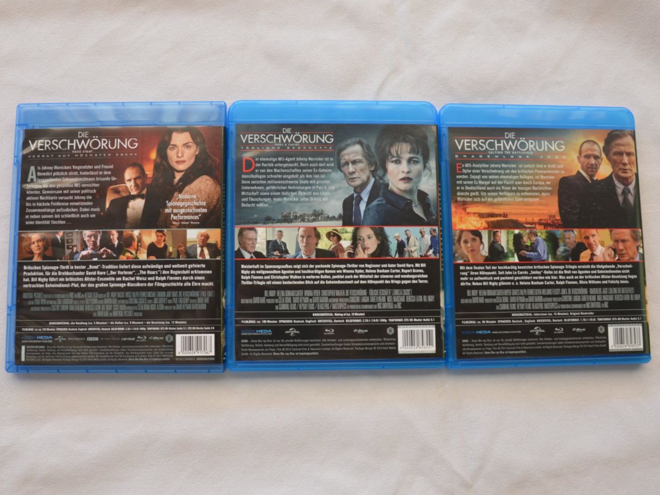Alle DVDs: Blu-ray Trilogie "Die Verschwörung" – Gebraucht aus Dotzigen von H-1994 2