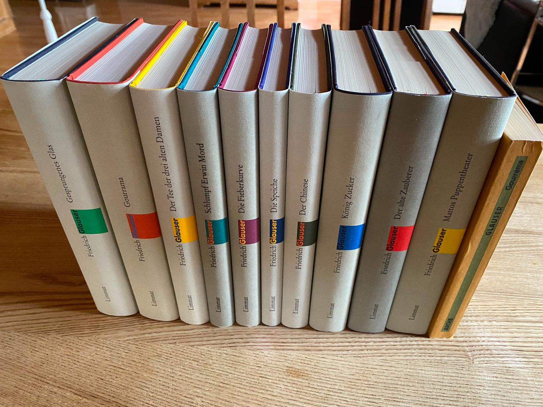 Libri: 11 Bücher von Friedrich Glauser – Usato da Röschenz venduto da Tashroal 2