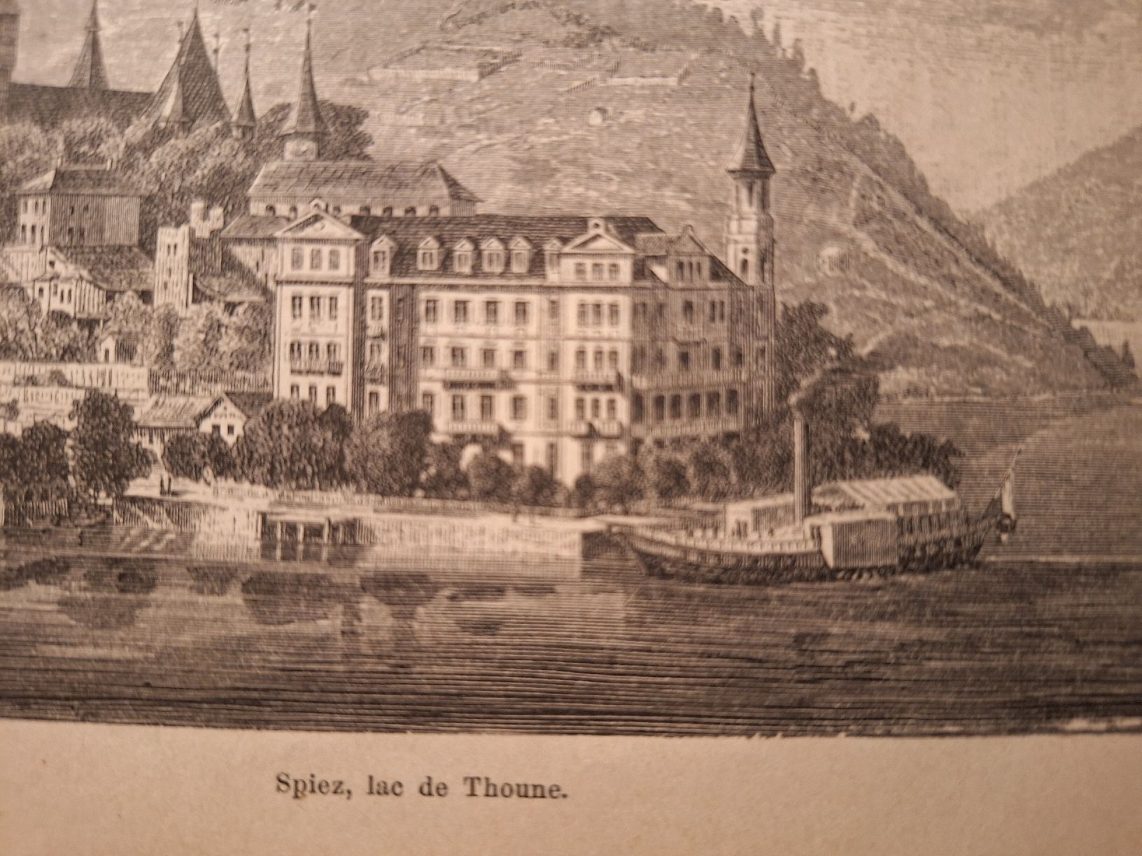 Incisioni: SPIEZ LAC DE THOUNE – Usato da Bevaix venduto da bohrap 1