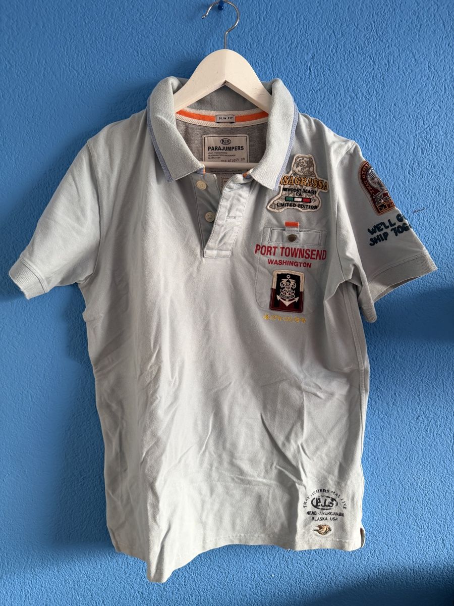 Parajumpers Magliette Polo: Parajumpers Poloshirt, hellblau, Grösse L, – Usato da Pratteln venduto da ren_mc9r