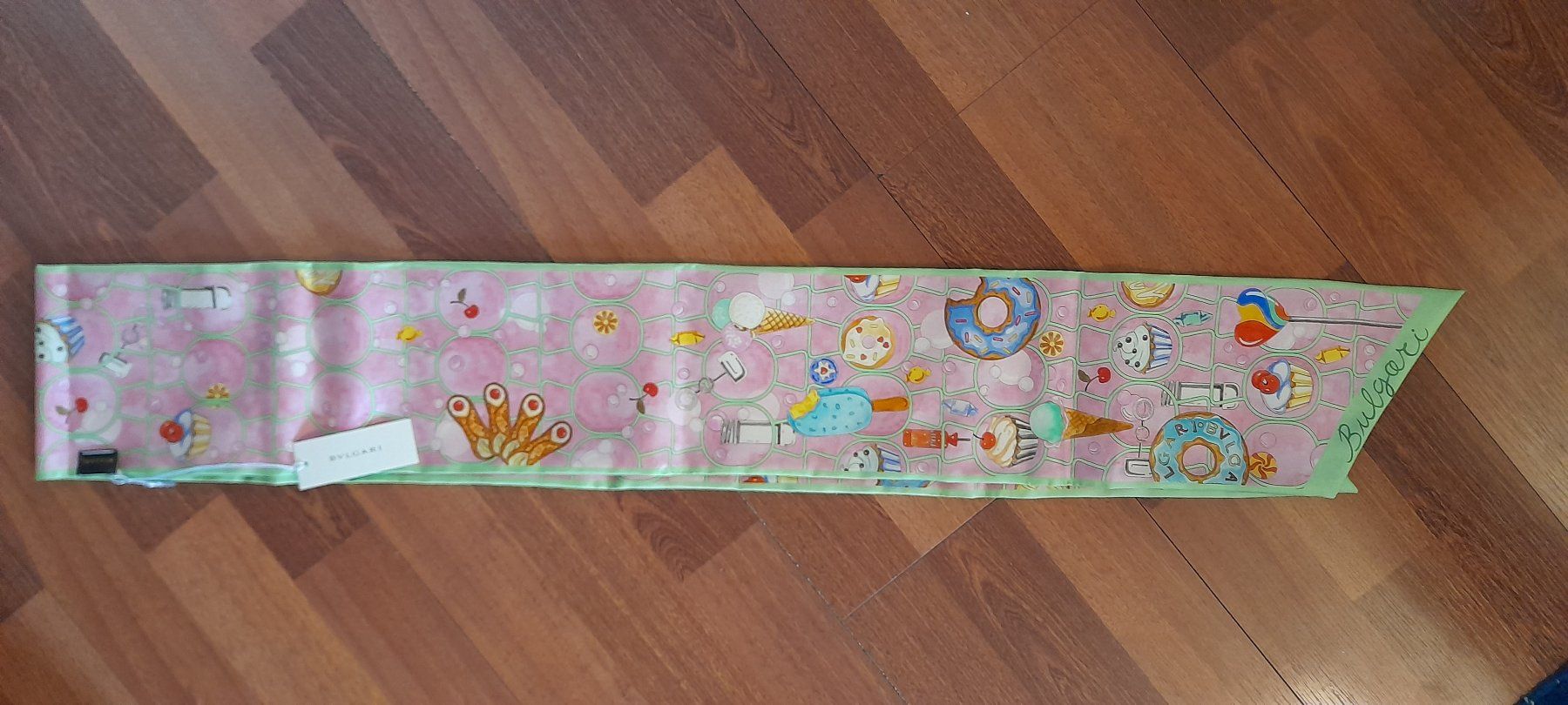 Cinture: BVLGARI 14x185 silk twill candy quartz – Nuovo e nell'imballaggio originale da Bevaix venduto da Story12