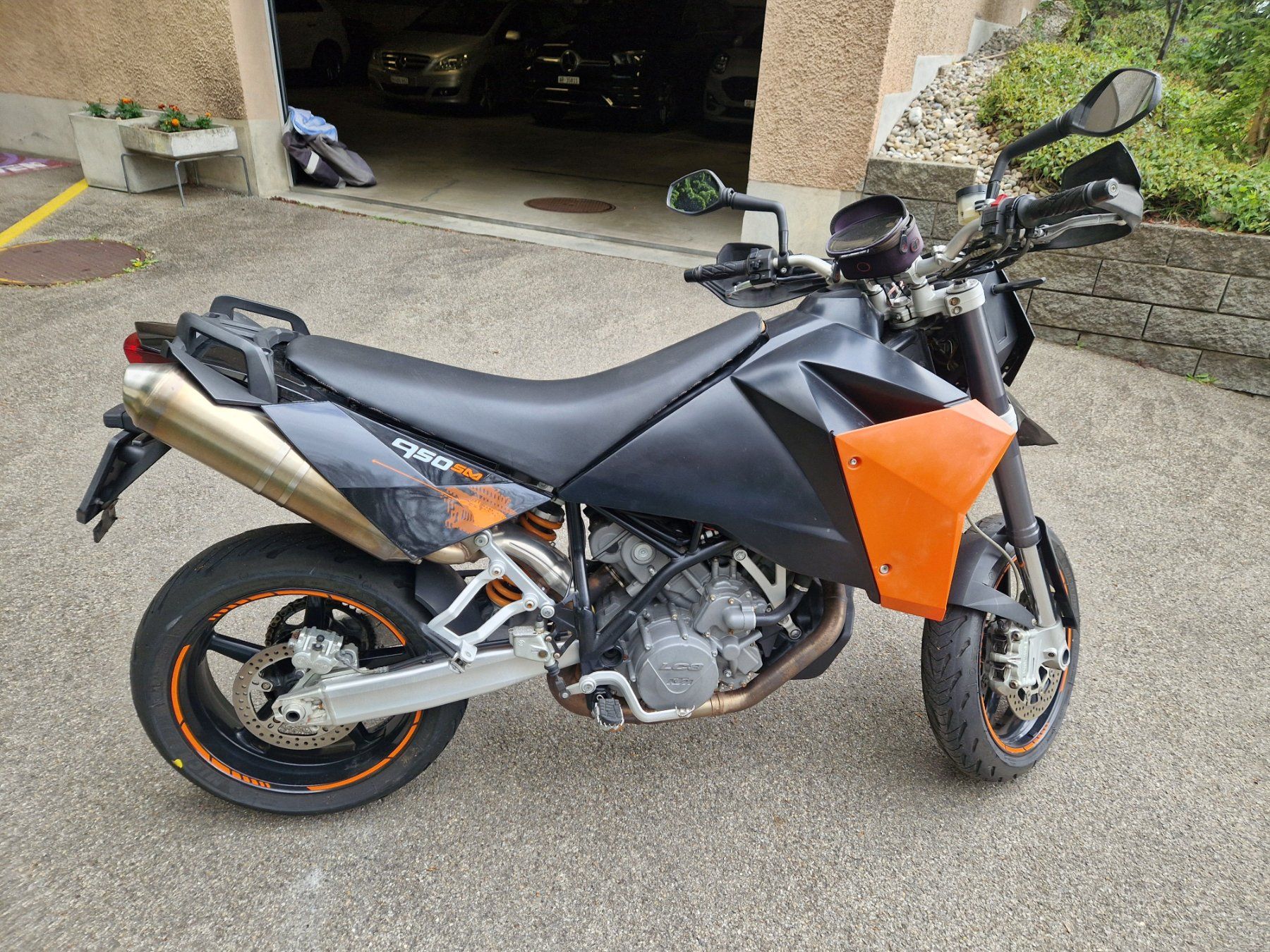 KTM Strasse: **KTM 950 Supermoto**frisch ab MFK** – Gebraucht aus Flawil von LG-AG_Teilemarkt 3