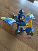Figurine Dragon Tempête et Astride DreamWorks bleu