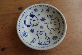Mini Saucen Teller Japan Katze Katzen Cats Neko