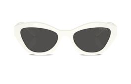 Weisse Prada Sonnenbrille Cat-Eye Neu