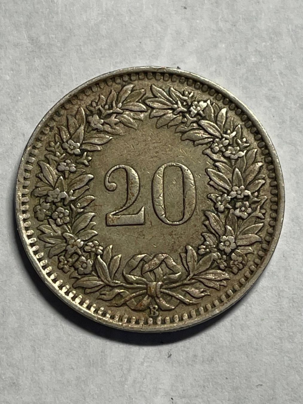 Tutti le monete: (19) 20 Rappen 1943 – Usato da Aesch BL venduto da masmusgo 1