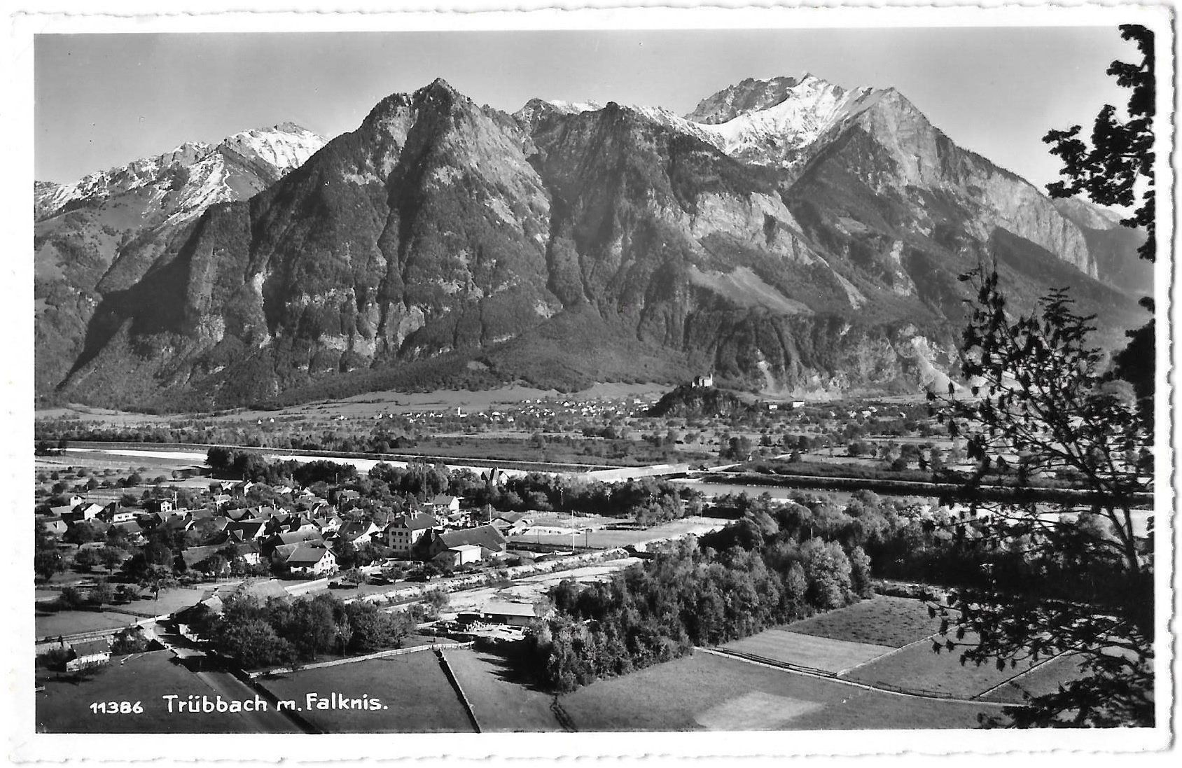 Cartoline postali: Trübbach mit Falknis – Usato da Olten venduto da clotaldi