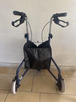 Dreirad Rollator, Gehilfe, klappbar, mit Transporttasche 