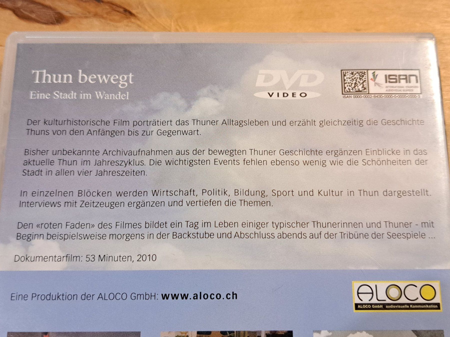 Tutti i DVDs: DVD Thun bewegt, Eine Stadt im Wandel – Usato da Unterseen venduto da Kanica 4