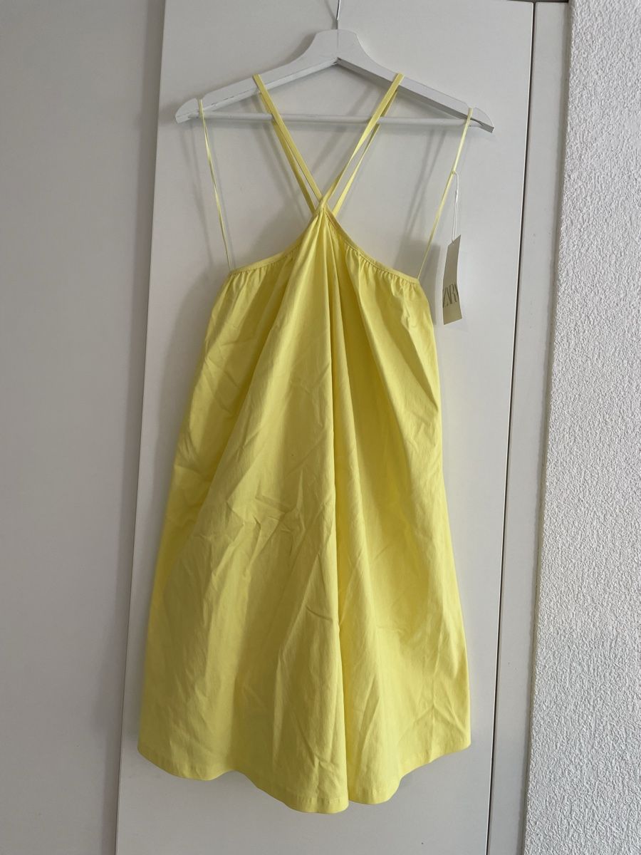 Zara Kleider: Yellow Dress – Neu und originalverpackt aus Roche VD von closetcleanse 2
