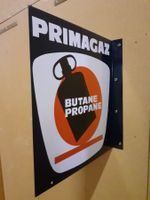 ❤ Doppelseitiges PRIMAGAZ Butane Propane Gas Emailschild 👀