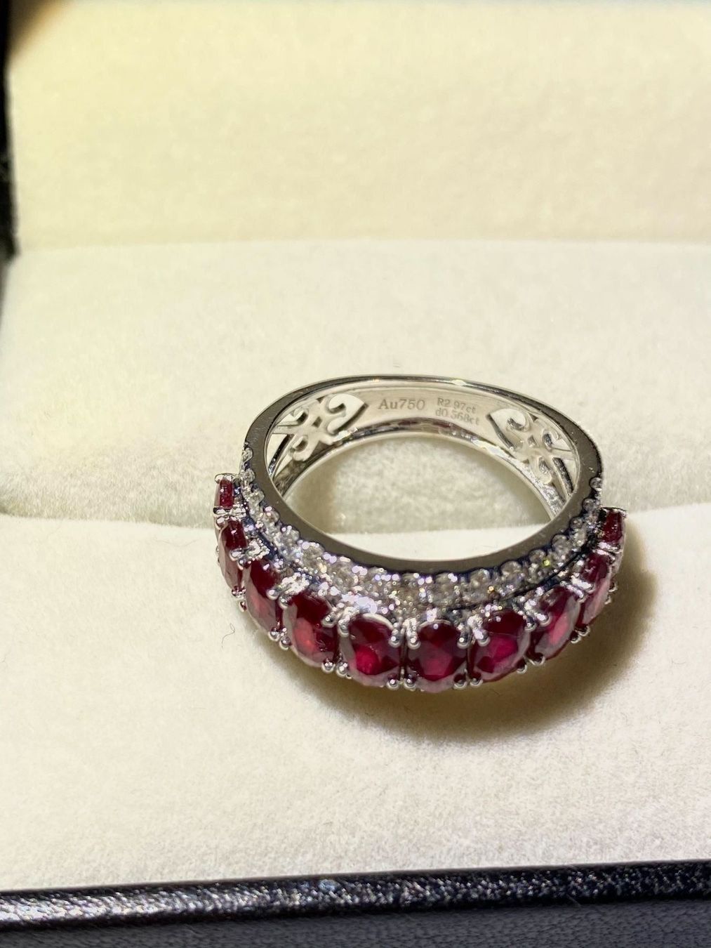 Anelli: Einzigartiger Rubin Ring/18k/Diamanten – Nuovo e nell'imballaggio originale da Sarnen venduto da Yingsperlen1 5