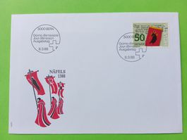 Ersttagsbrief Bern 8.3.1988