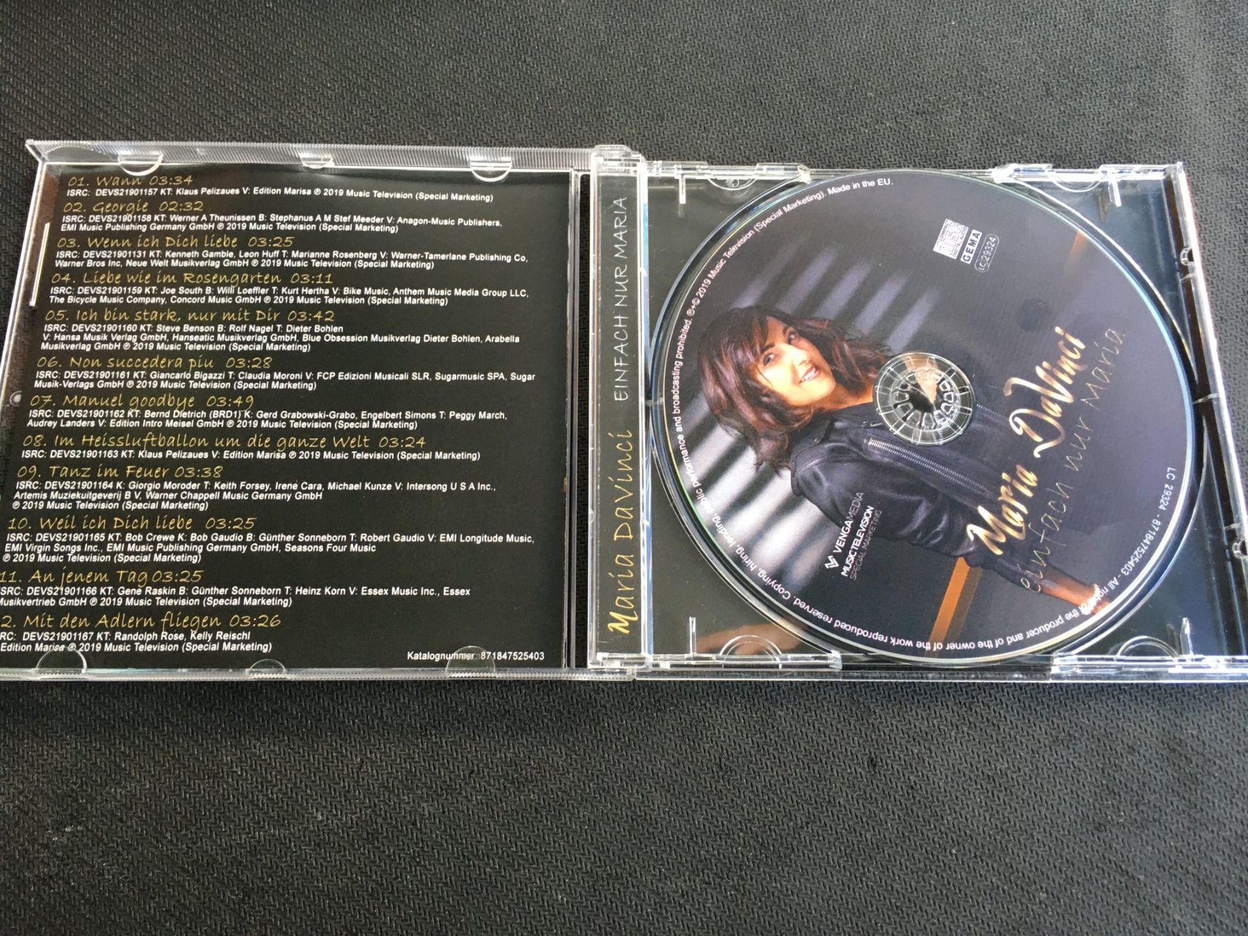 CD: Maria DaVinci - Einfach nur Maria -CD- – Usato da St.Gallen venduto da MedienJoe 1