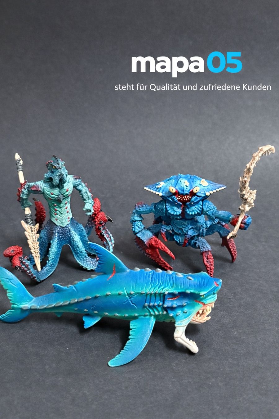 Schleich Statuette: Schleich Eldrador Kampfkrabbe Monsterkrake Monsterfisch – Usato da Ennetbaden venduto da mapa05