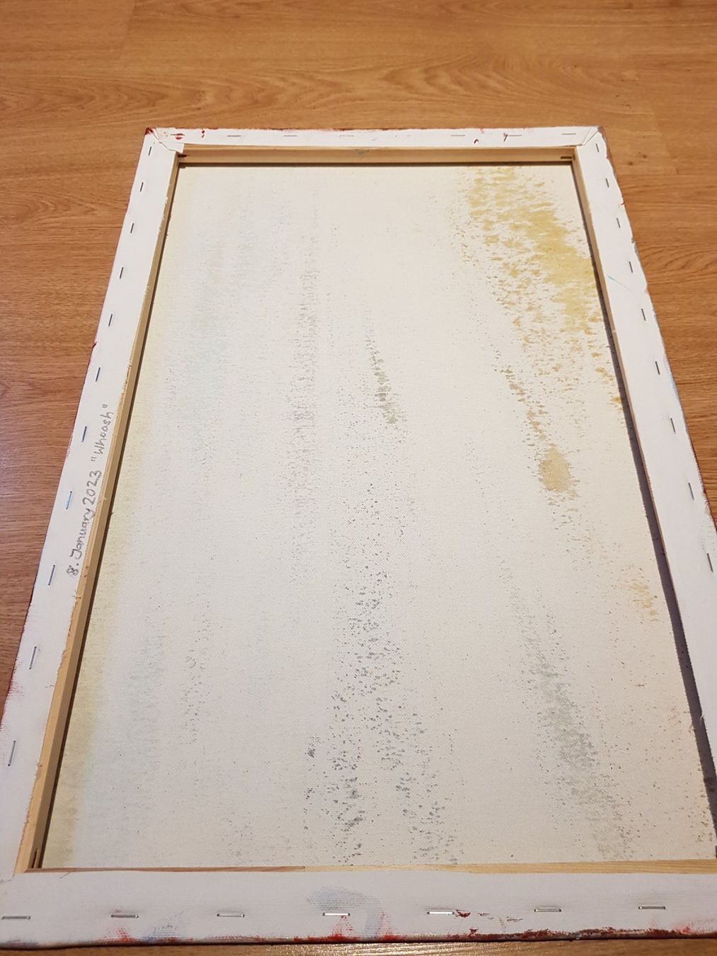 Gemälde: Painting: "Whoosh", 40 x 60 cm canvas frame – Neu und originalverpackt aus Turbenthal von viw_48fr 5