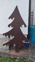 Rost Deko Tannenbaum Weihnachten 160cm hoch Metall