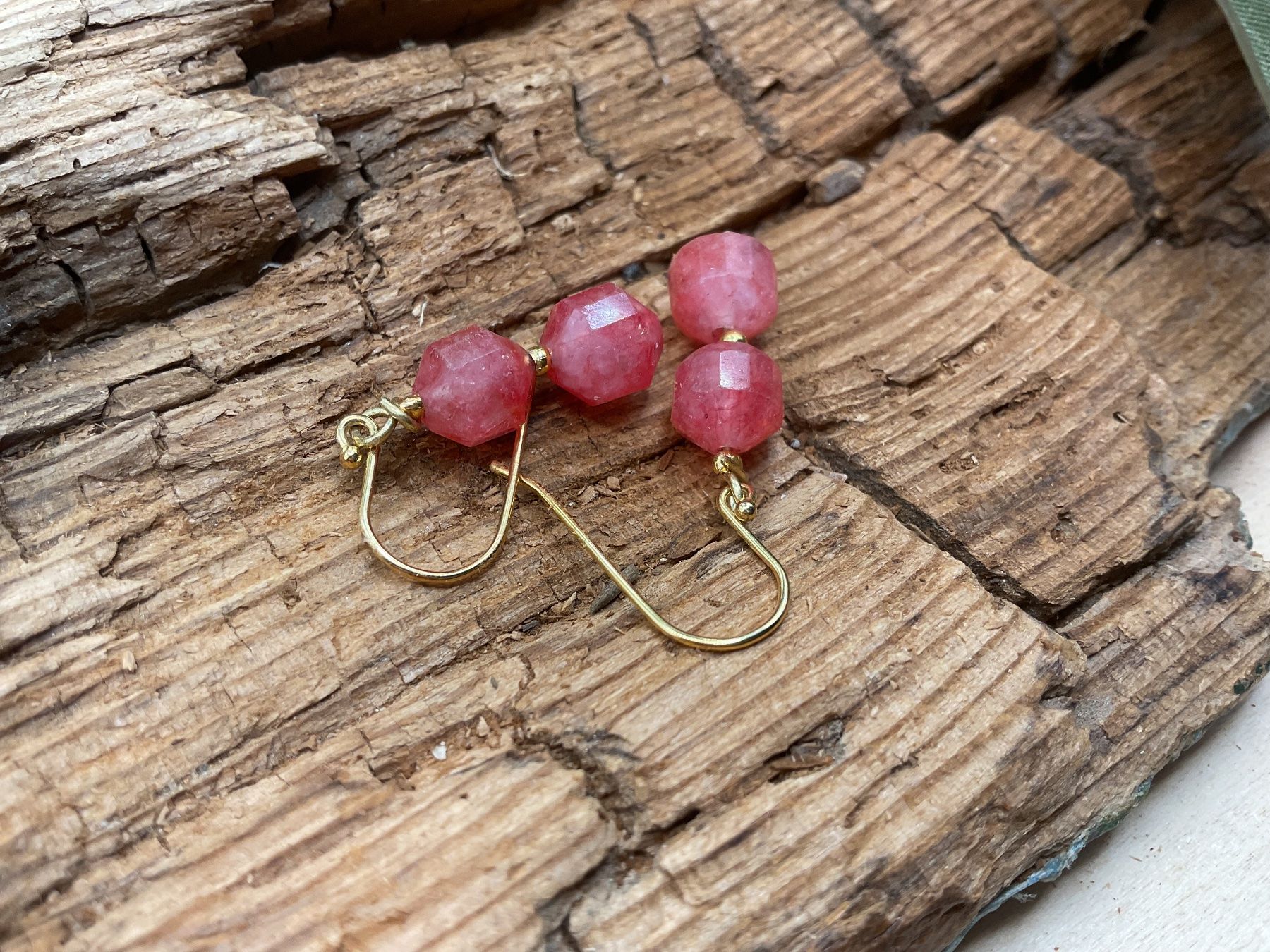 Ohrringe & -stecker: Ohrhänger Rhodolchrosit mit Sterlingsilber – Neu (gemäss Beschreibung) aus Luzern von S.Kern01 2