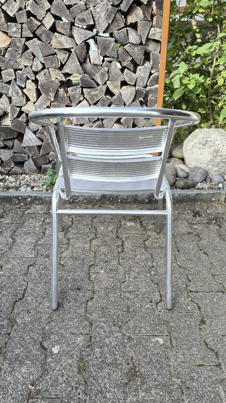Sedie: 6 Aluminium Gartenstühle – Usato da Rütihof venduto da bemeier79 2