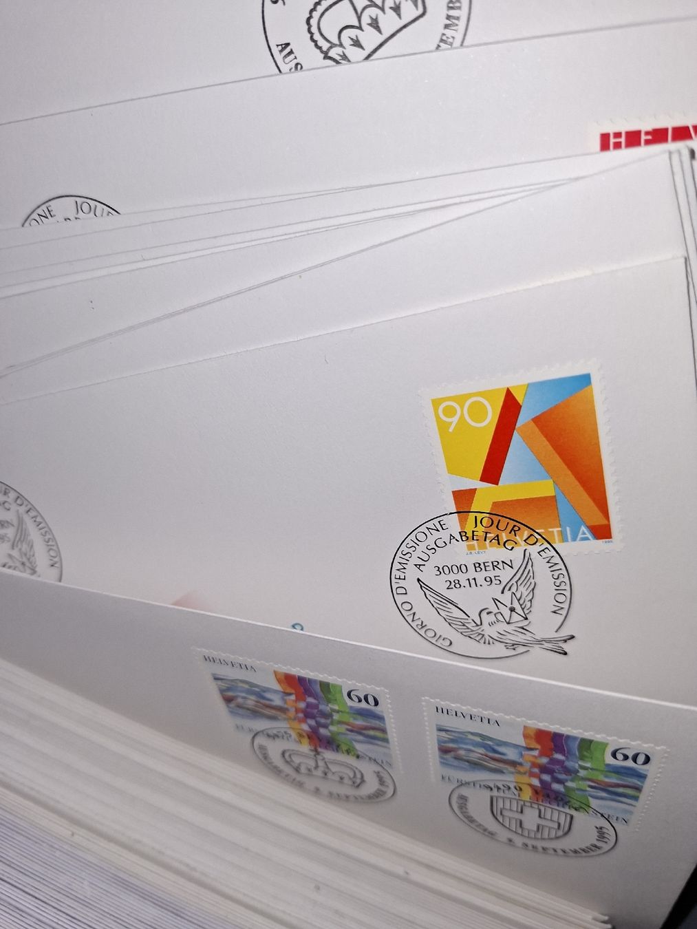 Tutti i francobolli: Diverse FDC / Dubletten Schweiz ca 800Stk – Usato da Balgach venduto da SIMEON27 6
