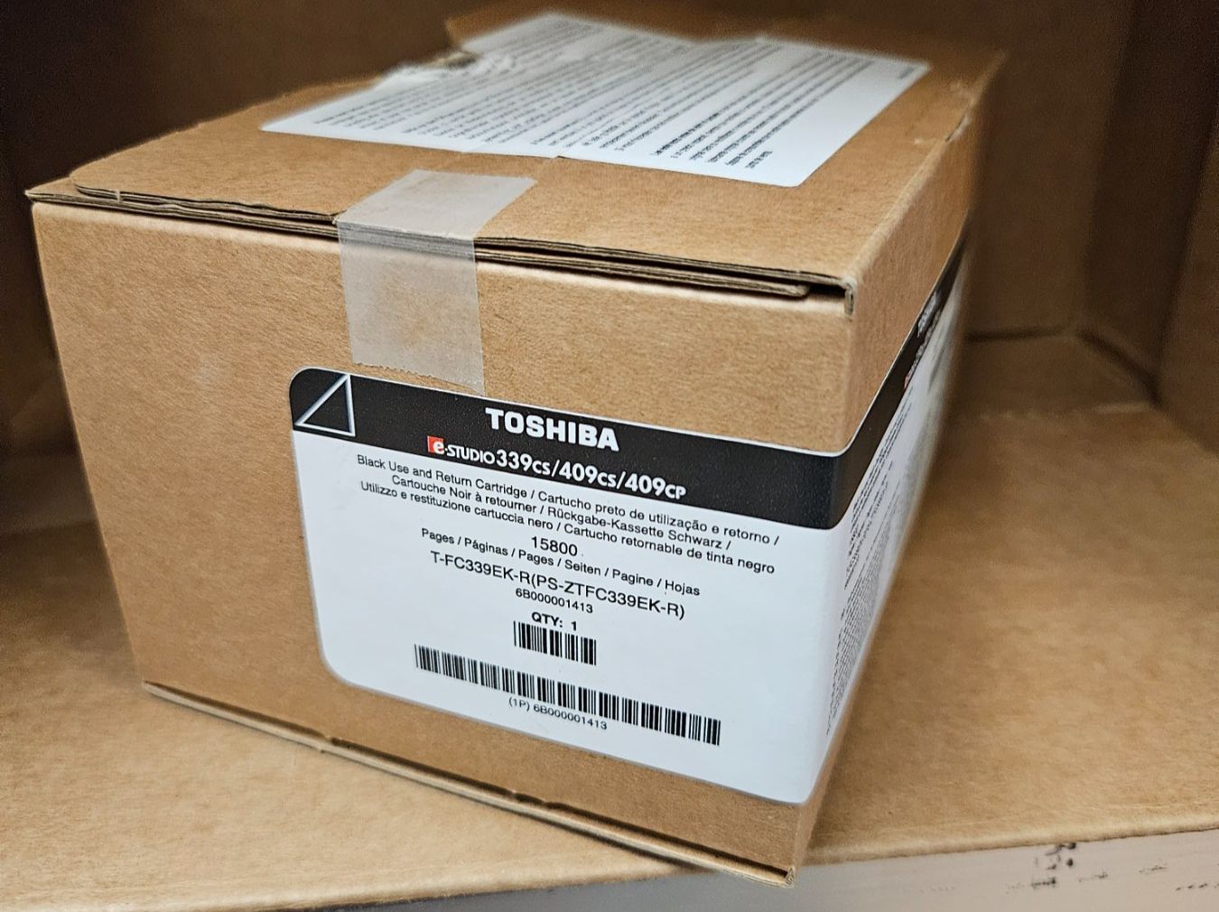 Cartucce per stampanti & toner: Toner BLACK Toshiba Studio 339cs 409cs 409cp – Nuovo e nell'imballaggio originale da Bern venduto da Techpoint