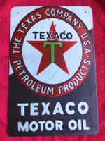 Texaco tankstelle motor oil werbung