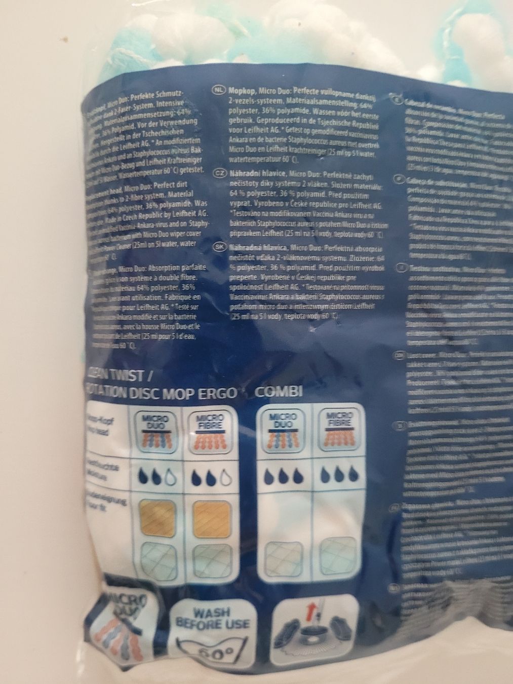 Leifheit Altro in Apparecchi per la pulizia: Leifheit Clean Twist Ersatzmop – Nuovo e nell'imballaggio originale da Geuensee venduto da sonnenstunden 2