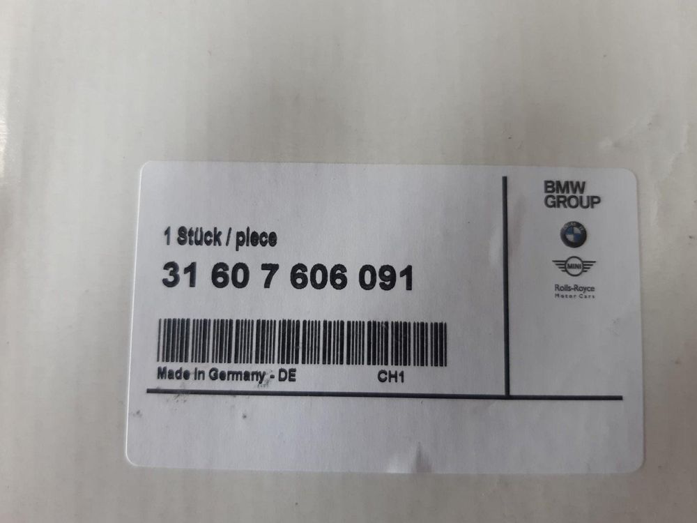 BMW Tutti pezzi di ricambio auto: BMW Reparatursatz Faltenbalg aussen   31 60 7 606 091 – Nuovo e nell'imballaggio originale da Olten venduto da Marsmobil 1