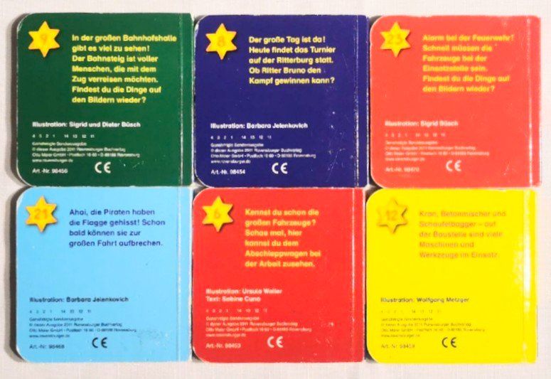 Libri: 6 Ravensburger Büchlein – Nuovo (secondo la descrizione) da Wängi venduto da ABIZONE-86 1