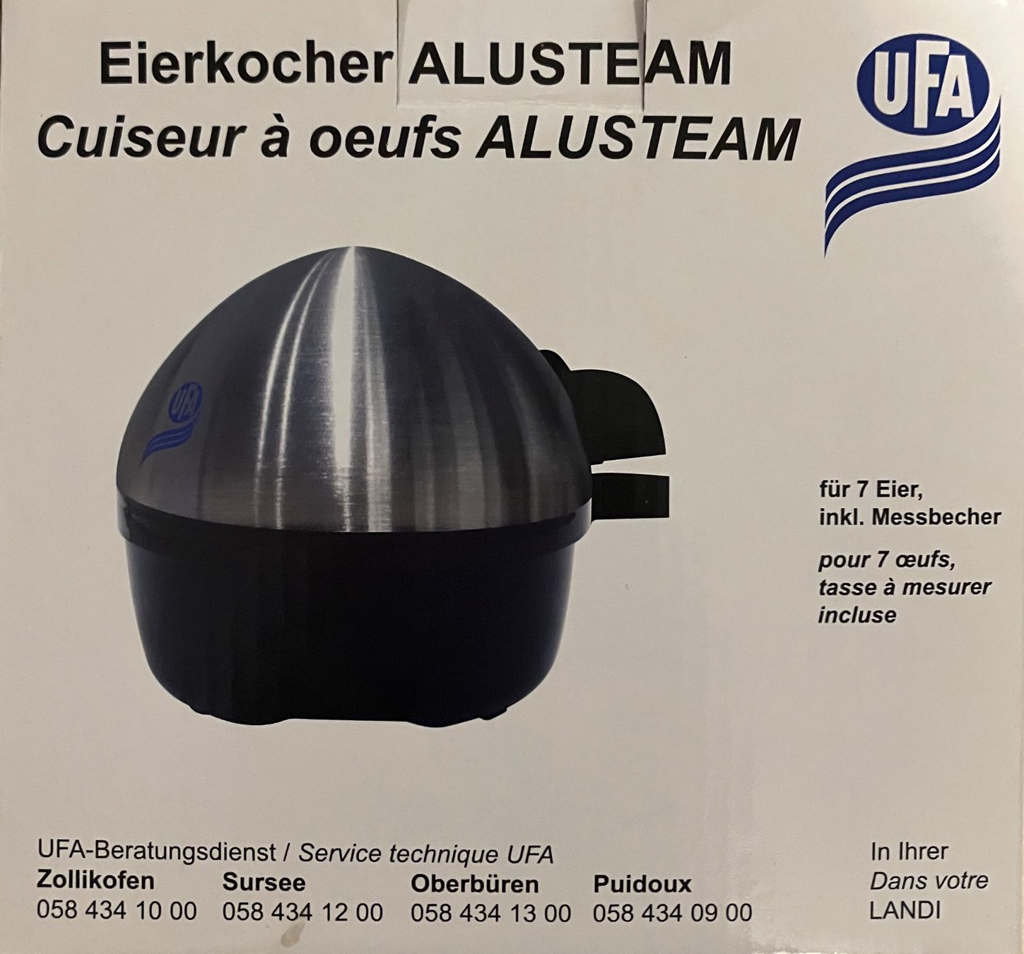 Küchengeräte: Cuiseur à oeufs neuf, testé une fois. – Neu und originalverpackt aus Froideville von Pascas 2